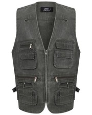 Mens Utility Gilet Vest Multi