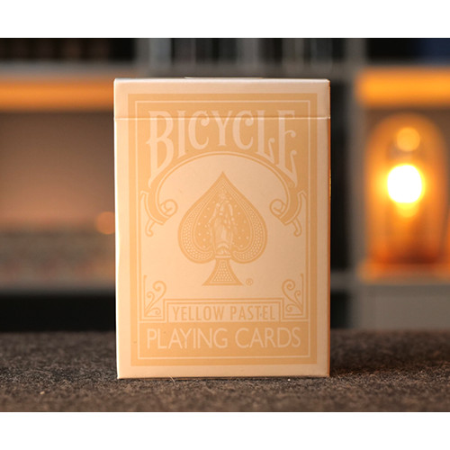 Pastel yellow bicycle - pastel,