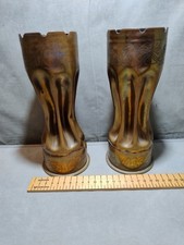 Trench Art Shell Case Vases X