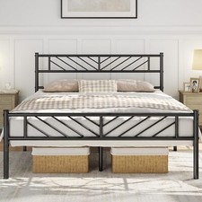 3ft/4ft6/5ft Strong Metal Bed