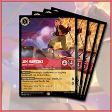Disney Lorcana TCG: JIM HAWKINS - SPACE TRAVELER x4 Into the Inklands Legendary