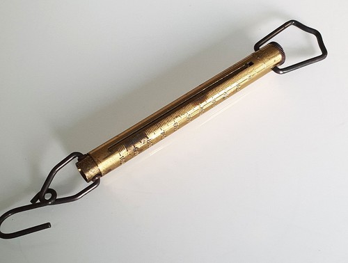 Vintage salter brass spring - salter, &