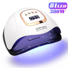 380W UV LED Nail Lamp 81 LED