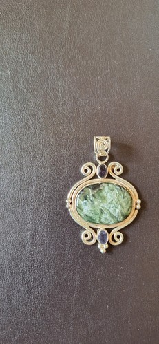 Sterling silver seraphinite - &,