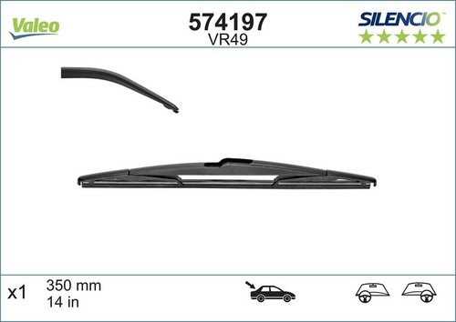 Valeo rear wiper blades - valeo,