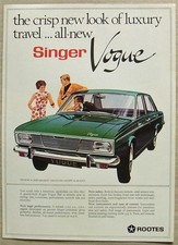Singer vogue car - singer, sales