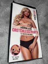 Latex Wear Crotchless Panty &