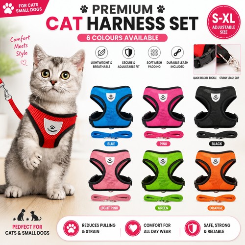 Adjustable dog harness - adjustable, soft