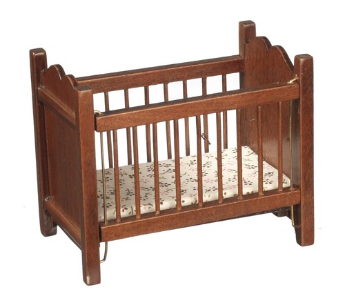 Dolls house cot - dolls, crib