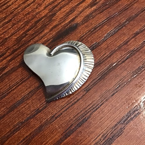 Vintage sterling silver heart - vintage,