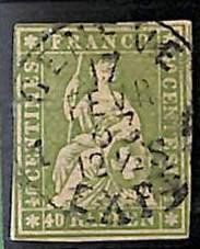 95002ba switzerland stamp - 95002ba,