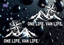 2x One Life Van Life Compass