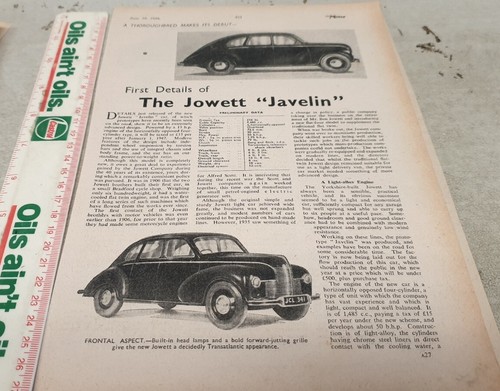 1945 jowett javelin - jowett,