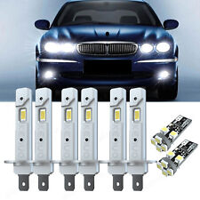 FOR Jaguar X-Type 60w Super White 6000K High/Low/Fog/Side Headlight Bulbs Set 8x