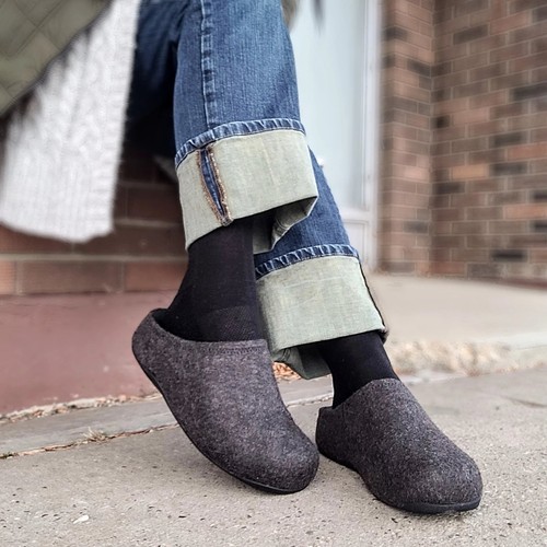 Fitflop shuv pewter grey felt - fitflop,