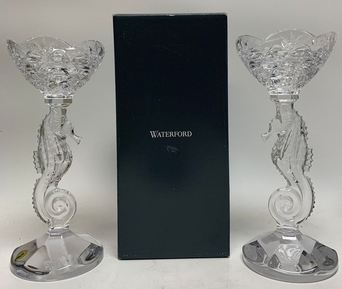 Waterford crystal seahorse - crystal, set