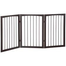 Pawhut Folding Pet Gate Fence