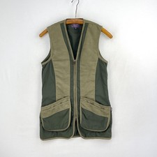 Musto Shooting Vest Womens 8 Green Hunting Sporting Retriever Waistcoat