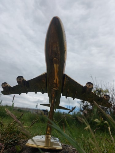 Beautiful boeing 747 - beautiful, brass