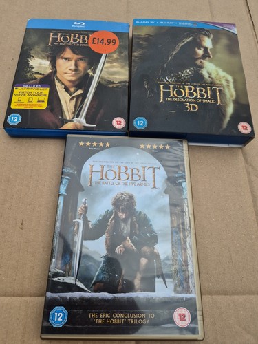 The hobbit trilogy mixed media - hobbit,