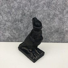 Egyptian Horus Falcon Bird Basalt Stone God of the Sky Statue Ornament Figurine