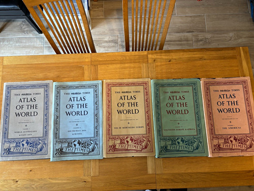 The times atlases world - of,