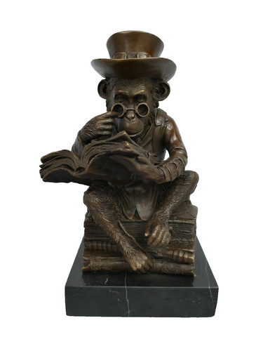 Bronze sculpture steampunk - bronze,
