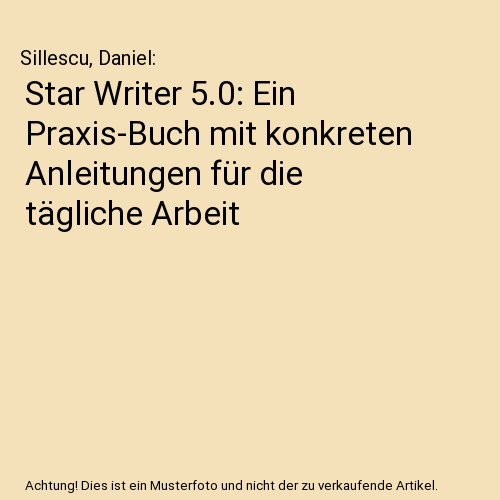 Star writer ein - star, 5.0: