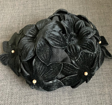 Vintage Hat 1950's Black