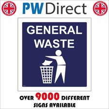 SIGN General Waste Garbage