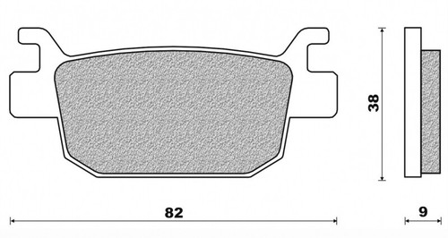 Rear brake pads benelli - benelli, trk
