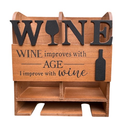 Wooden wine rack - rack, 2