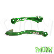 Kawasaki KX85 Brake & Clutch Levers KX 65 85 100 01-25 Apico Elite Green Forged