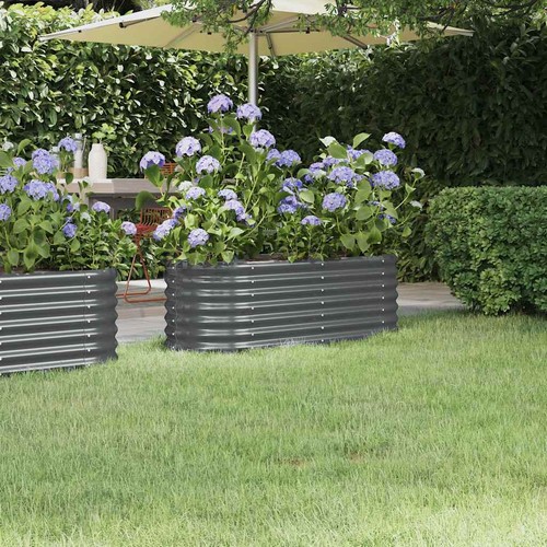 Large galvanised steel raised - galvanised,