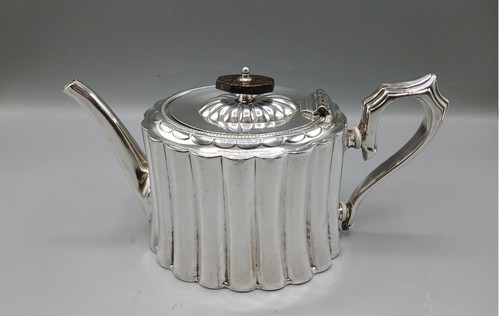 Victorian silver plated fluted - victorian,