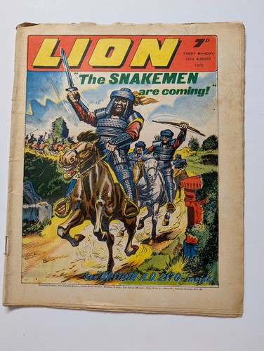 Lion comic 22nd august - comic, 1970