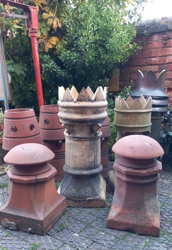 Chimney pots joblot salvage - pots,