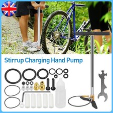 3 Stage PCP 6000psi Air Gun Rifle Filling Stirrup Pump Hand Pump Pressure Gauge