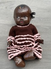 ANTIQUE BLACK COMPOSITION BABY