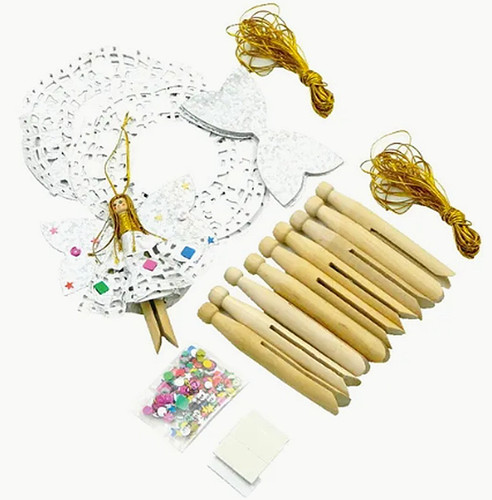 Make your own peg doll - own, angel