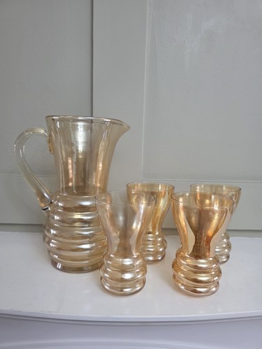 Vintage lemonade pitcher - lemonade, jug