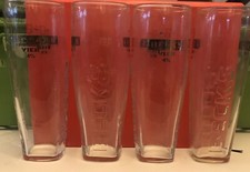 BECKS VIER LAGER PINT GLASSES