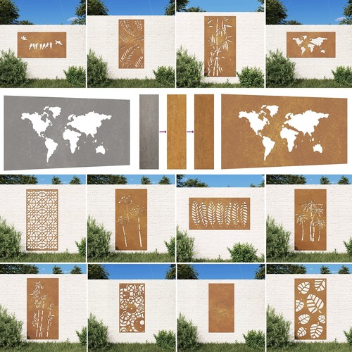 Metal wall art large - art, garden