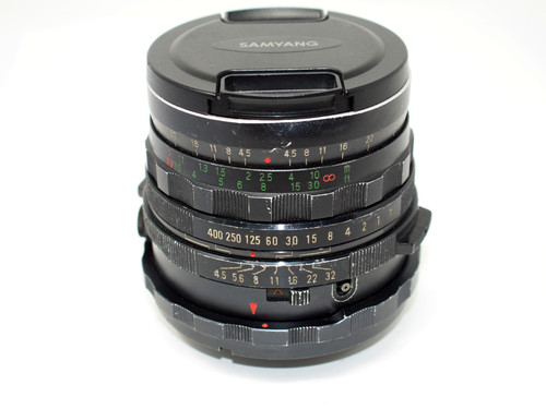 Mamiya sekor 50mm - f/4.5, wide