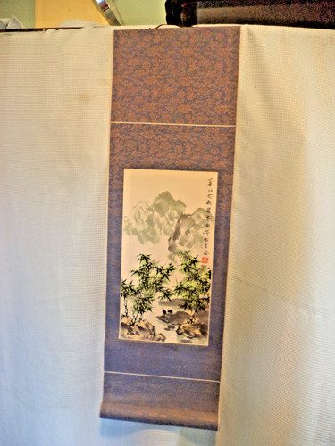 Chinese hanging scroll summer - chinese,