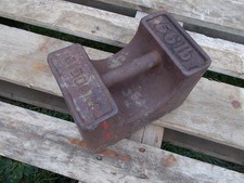 56lb 56 lbs Pound Cast Iron Siddons Weight Door Stop Ballast Mud Training  Lot D