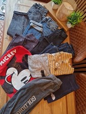 10 Piece Girls 7-8 Clothes Bundle Tops, 4 Jeans, Shorts, Leggings