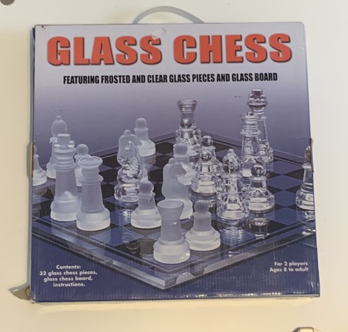 Glass chess set - set, &