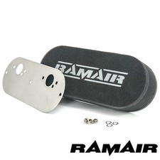 Ramair Twin Carb Air Filters With Baseplate Mini 2 x SU HS4 40mm Bolt On