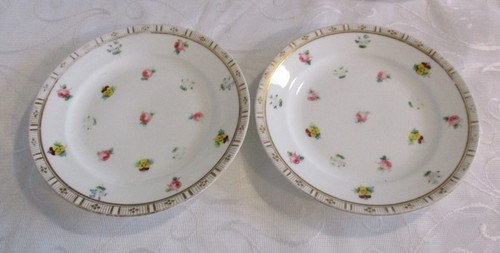 Pair vintage floral - a, of